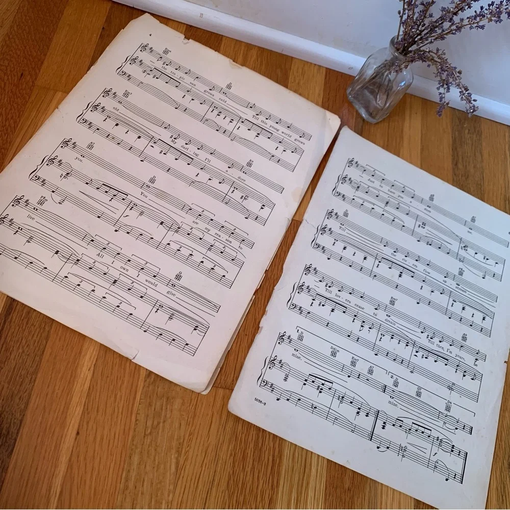 Vintage Sheet Music Score Till Tony Bennett Carl Sigman Charles Danvers